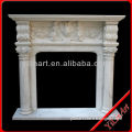 China White Marble,White Jade Marble, White Marble Fireplace YL-B083